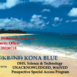 UFO: lo straordinario Documento declassificato Kona Blue?