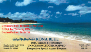 UFO: cosa è il Documento declassificato Kona Blue?